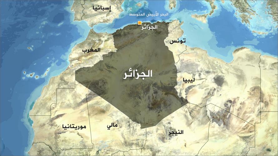 الموقع الجغرافي للجزائر