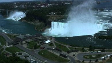 صورة شلالات نياجرا الأمريكية الكندية