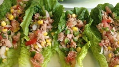 صورة طريقة تحضير سلطة التونة