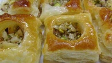 صورة طريقة تحضير سمبوسة الدجاج بعجينة البف باستري