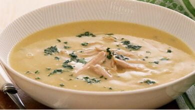 صورة طريقة تحضير شوربة الدجاج بالكريمة