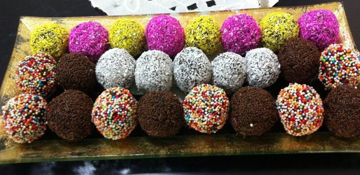 طريقة تحضير كرات الشوكولاتة
