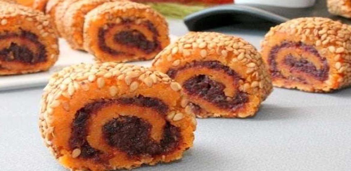 طريقة تحضير لفائف التمر