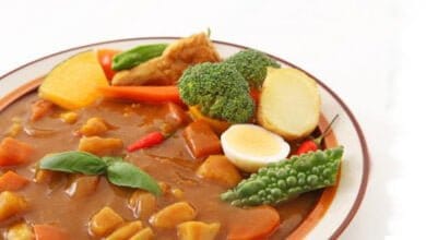 صورة خضار بالكاري على الطريقة التايلندية