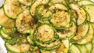 صورة طريقة تحضير سلطة الكوسا