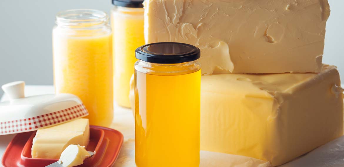 كيفية تحويل الزبدة إلى سمنة