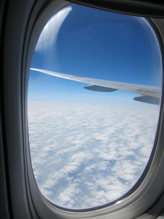 نوافذ الطائرة مستديرة