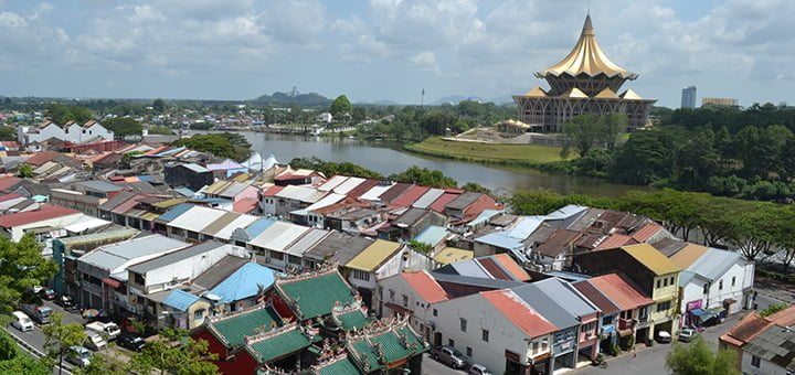 كوتشينغ عاصمة ولاية سراواك الماليزية
