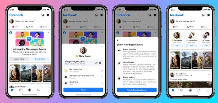 أداة ماسنجر رومز لدردشة الفيديو