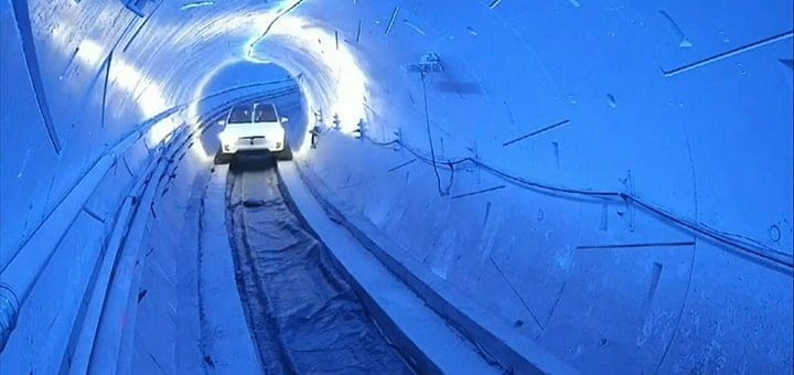 تقنية حفر نفق لوس أنجلوس