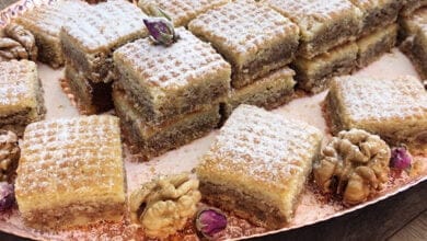 صورة طريقة تحضير معمول المد بالجوز