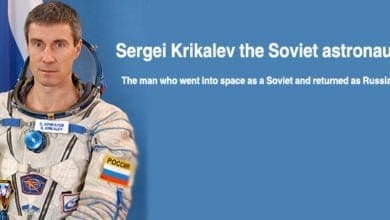 صورة Sergei Krikalev the Soviet astronaut
