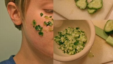 صورة فوائد الخيار لعلاج تصبغات الوجه