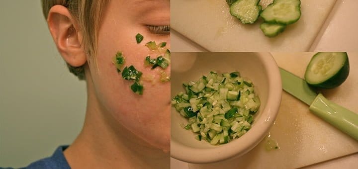 فوائد الخيار لعلاج تصبغات الوجه