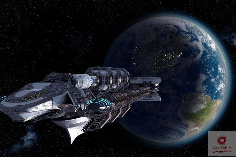 مركبة فضائية: بناء مركبة فضائية عملاقة بطول كيلومتر